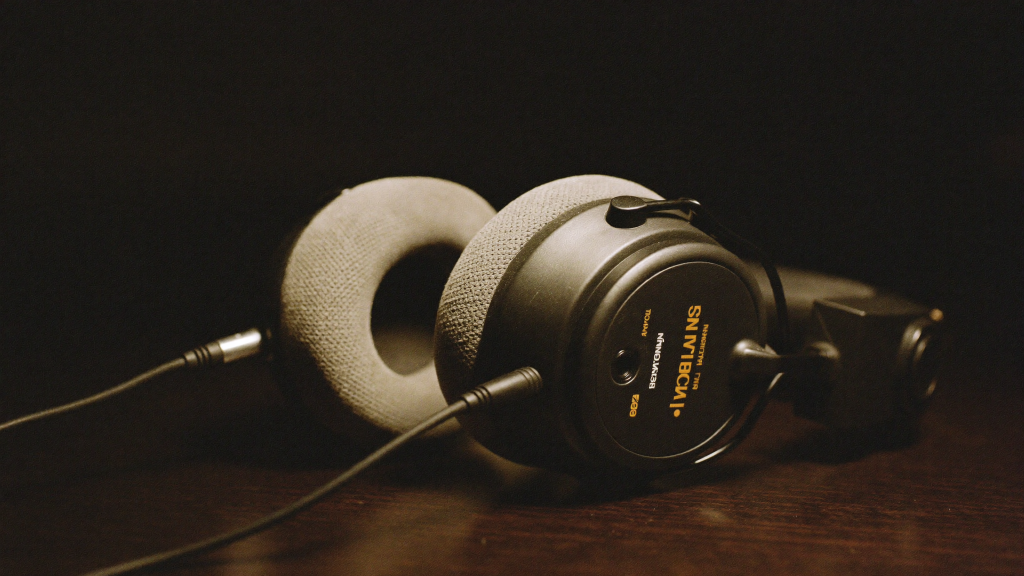 Best Studio Headphones for Mixing Under $200 (2026) 5 Macro detail of a studio headphone earcup showing the padding and driver cover